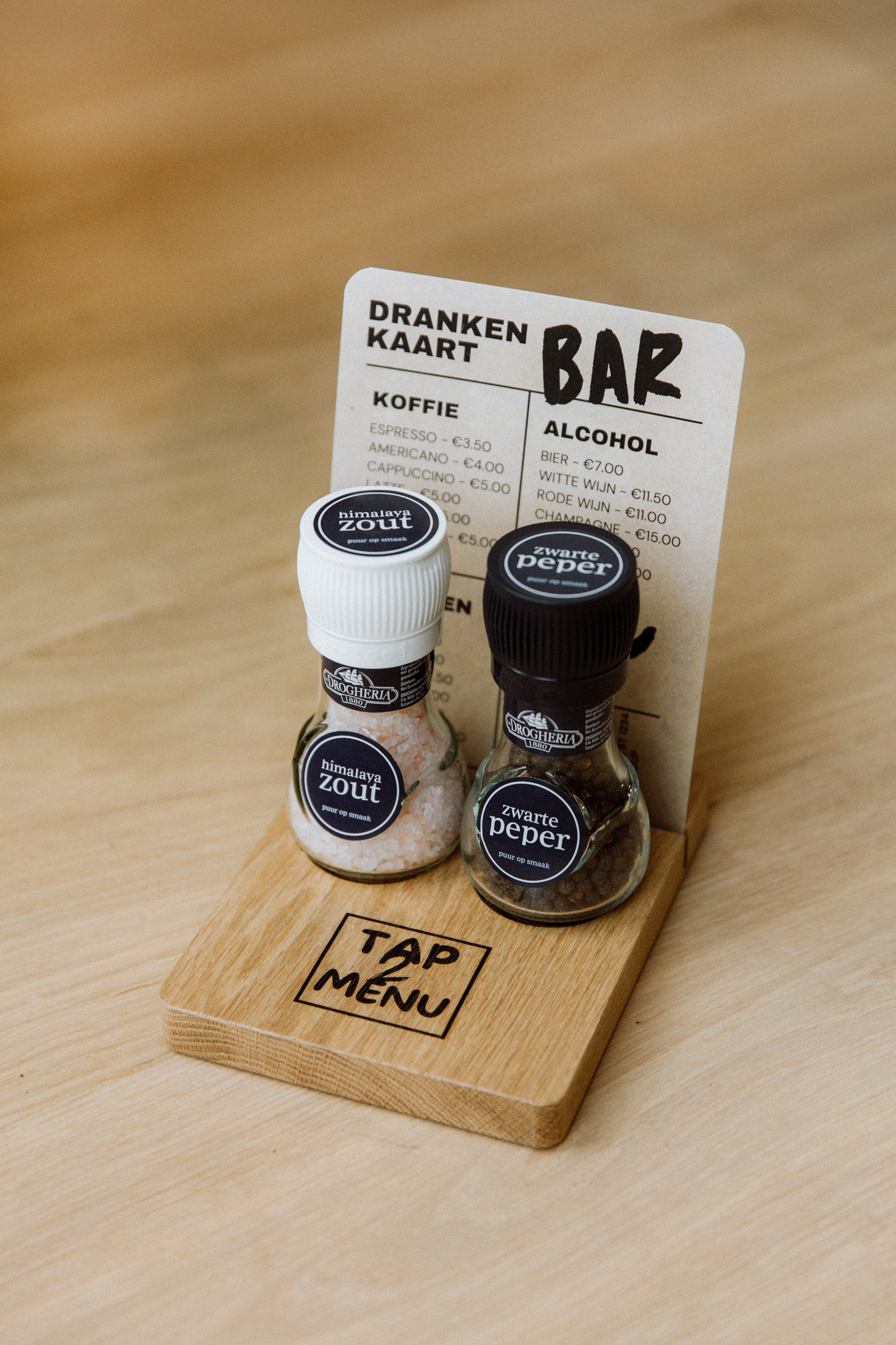 Tap2Menu implementation